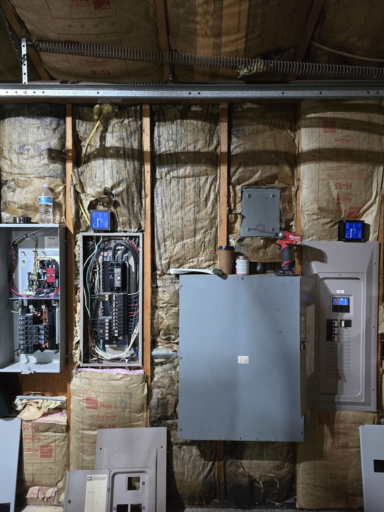 Newcastle homeowner discussing AC repair options with HVAC technician