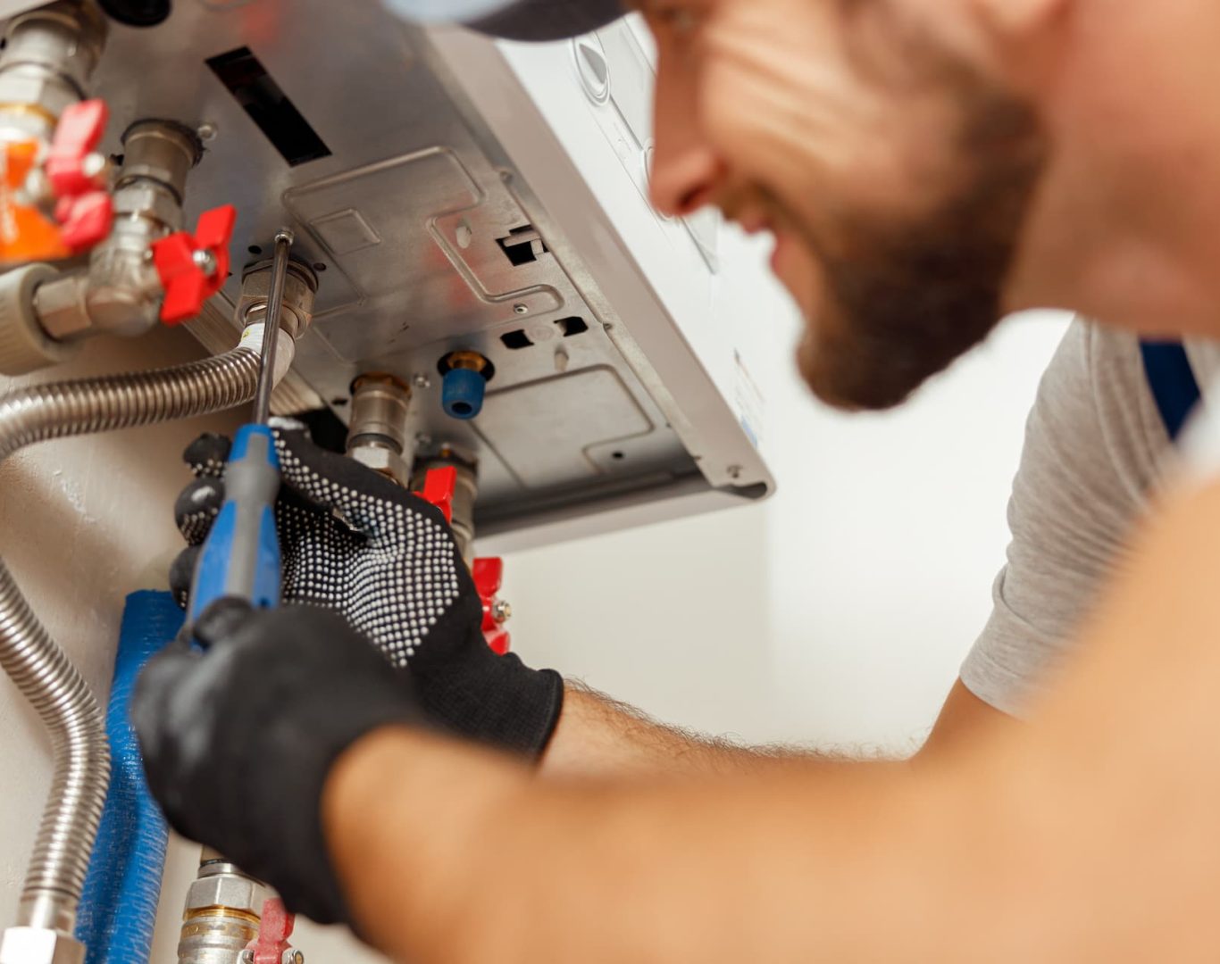 Pelican Heating & Air technician ensuring a quality heating installation for improved home comfort in Newcastle, WA