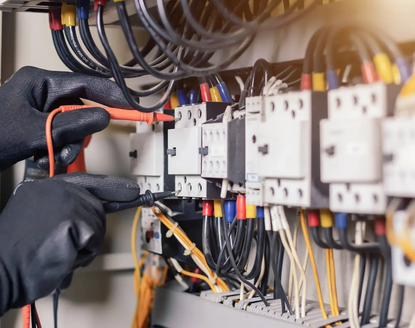 Redmond resident signing off on an AC repair estimate with HVAC tech