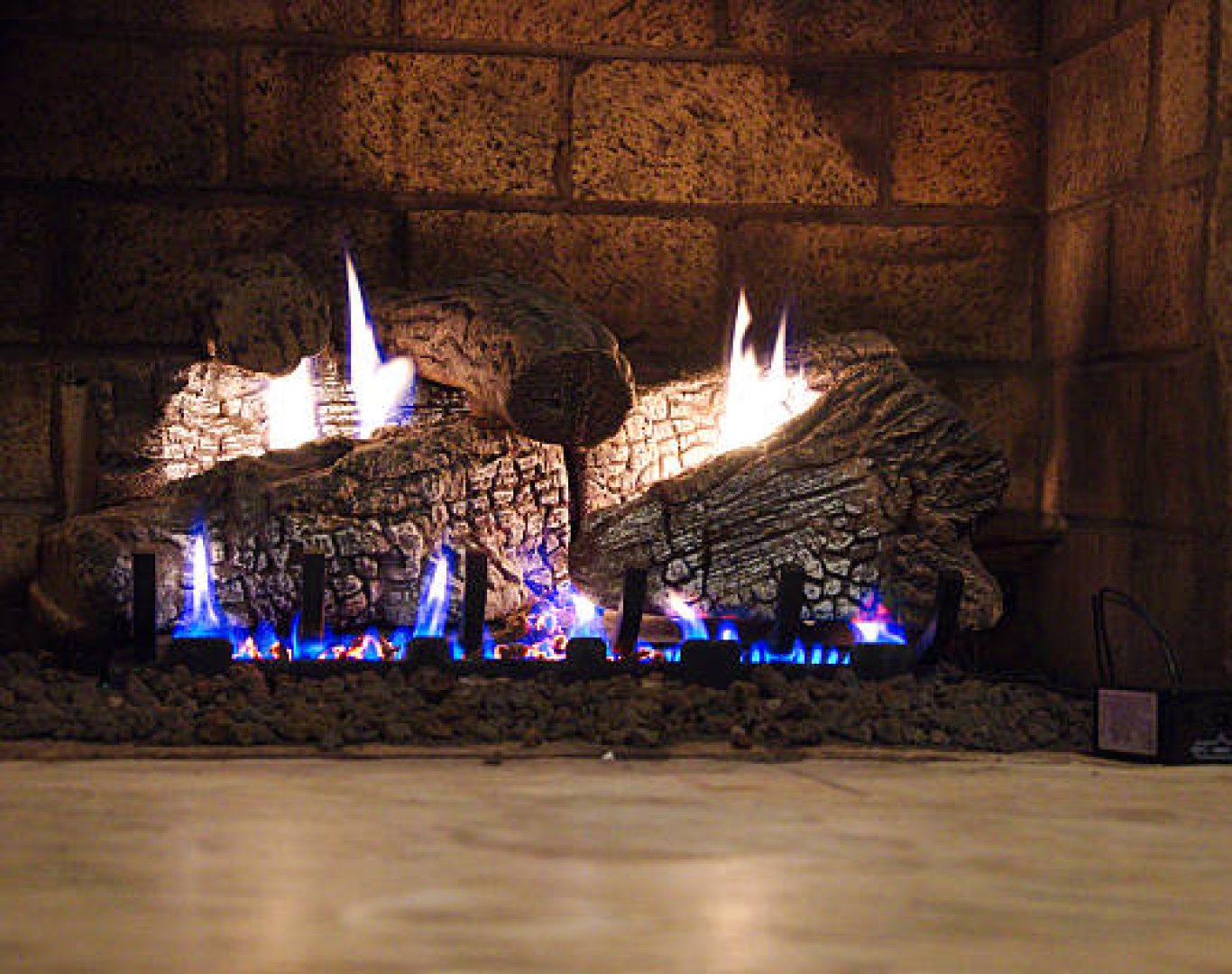 Pelican Heating & Air repairing a gas fireplace in Redmond, WA