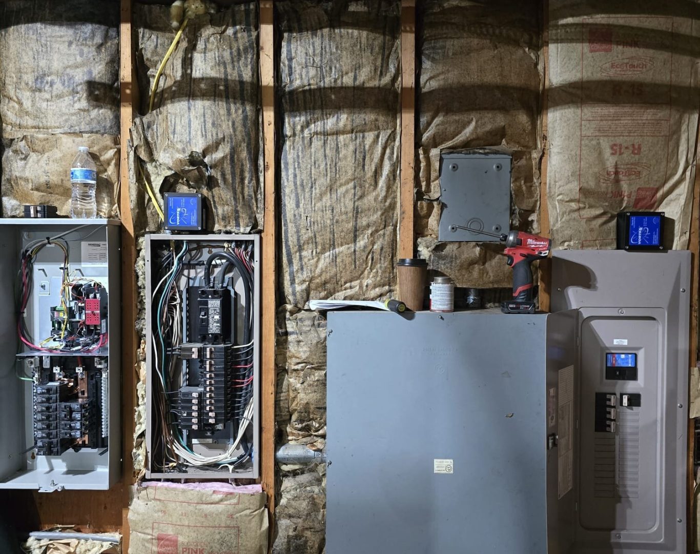 Newcastle homeowner discussing AC repair options with HVAC technician